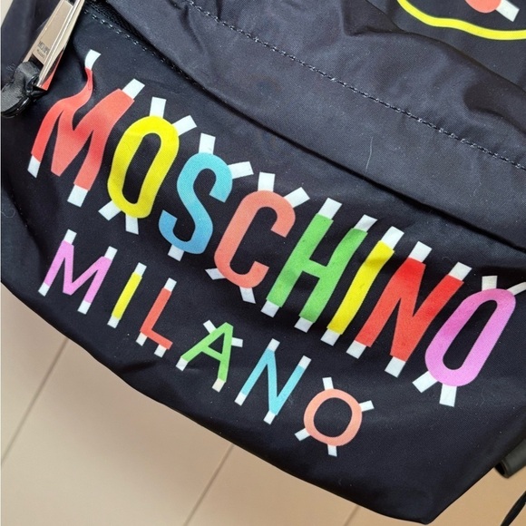 Moschino Milano Nylon Multicolor Backpack main image 7